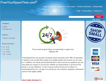 Tablet Screenshot of freeyoursparetime.com